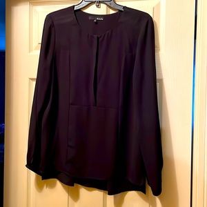 Ro & De long sleeved black top Size L